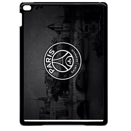 Coque Pour Smartphone - Club Psg Paris Saint Germain Vintage - Compatible Avec Apple Ipad Air 2 - Plastique - Bord Noir