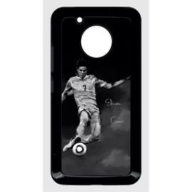 Coque Pour Smartphone - Fc Psg Cavani - Compatible Avec Motorola Moto G5 - Plastique - Bord Noir