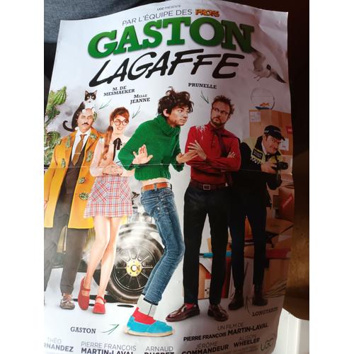 Affichette De Cinéma Film Gaston Lagaffe