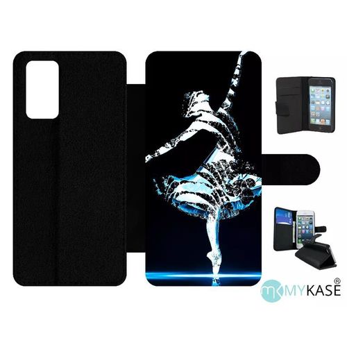 Etui À Rabat Pour Galaxy Note20 5g - Danseuse Etoile - Simili-Cuir - Noir