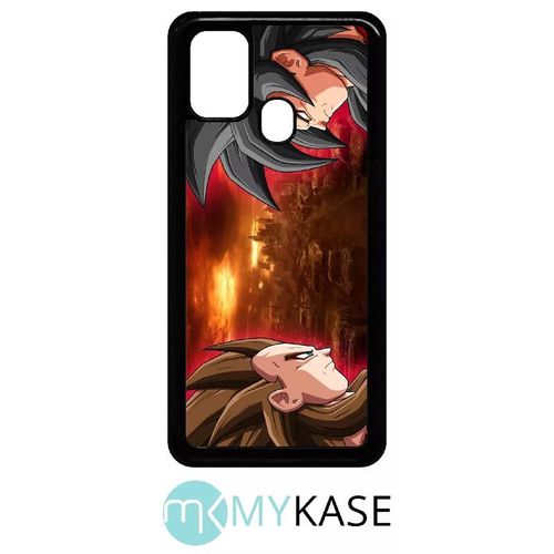 Coque Pour Galaxy M31 - San Guko Vs Vegeta - Noir