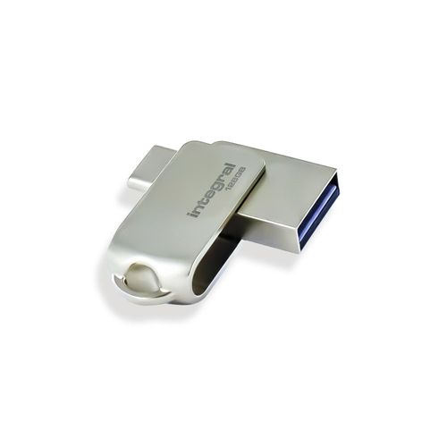 Integral 360-C Dual - Clé USB - 128 Go - USB 3.2 Gen 1 / USB-C