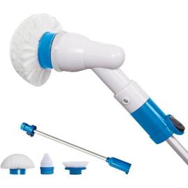 Brosse de nettoyage électrique, brosse de nettoyage rechargeable USB,  épurateur de spin sans fil avec poteau télescopique et 7 têtes de brosse  interchangeables, laveur de spin