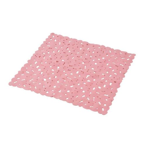 Paris Prix - Fond De Douche Galets "Vitamine Ii" 52x52cm Rose