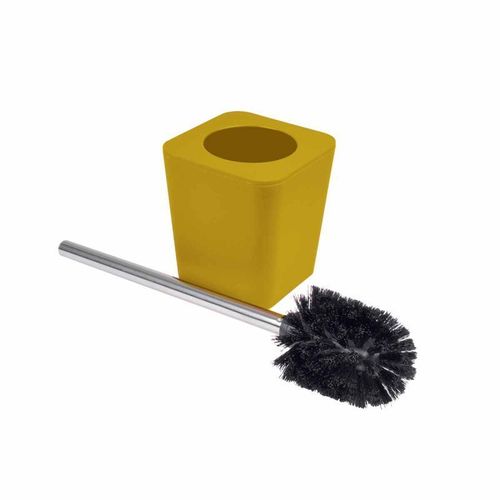 Paris Prix - Brosse Wc Soft Touch "Vitamine" 38cm Miel
