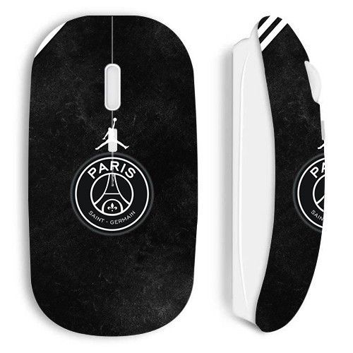 Souris blanc sans Fil psg jordan logo blanc