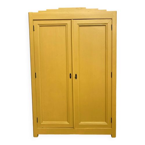 Armoire 1930 Art Deco Jaune
