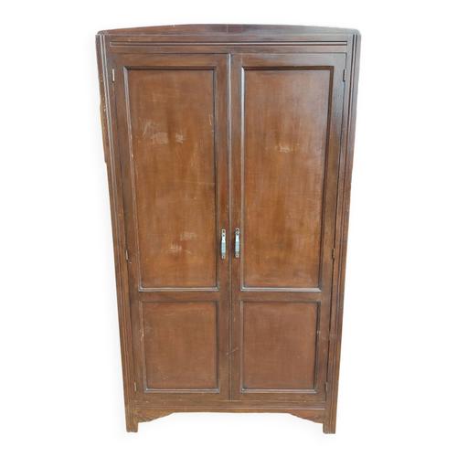 Armoire Penderie Rtro En Sapin Bois