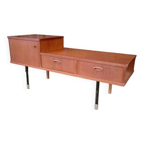 Enfilade Vintage En Teck Bois