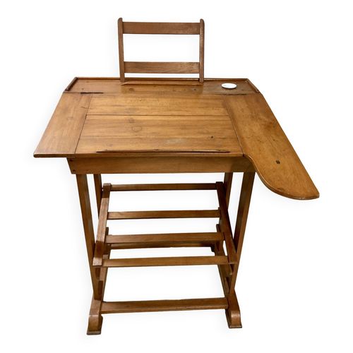 Bureau Ancien Ecolier Bois
