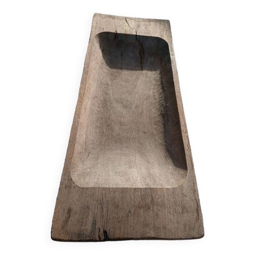 Bac  Abreuvoir En Bois Ancien Bois