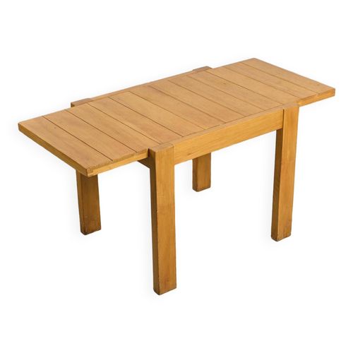 Table Rallonge En Pin Massif Circa 1975 Bois