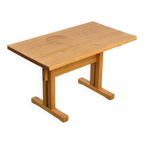 Table En Pin Massif Les Arcs France Bois