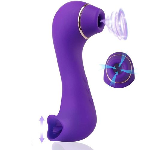 Vibromasseur Femme Jeux Pour Adulte Sextoys Couple Sexetoys Pour Femme Vibromasseur Double Tête Pour Femme Jouet Sexuel Pour Lécher La Langue Et Sucer Le Mamelon Stimulation Du Clitoris Masturbateur