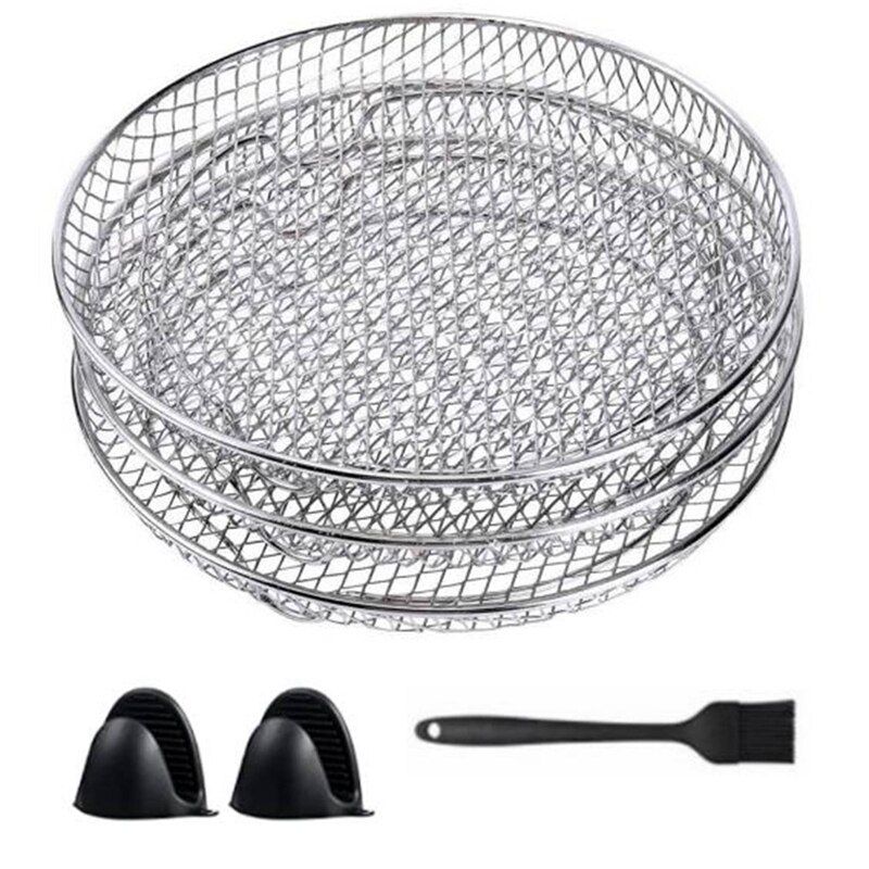 Accessoires pour friteuse à Air, 3 supports empilables pour friteus...