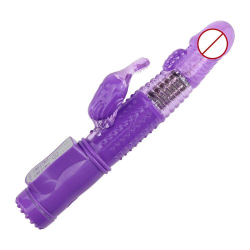Jouet Sexuel Réaliste Pour Femme, Vibrateur De Pénis En Forme De Lapin, Stimulateur De Clitoris, Masseur De Point G, Perle Rotative, Sextoy Féminin