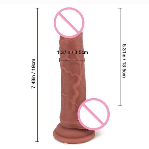 Pénis Réaliste Doux Et Sexy Pour Femme, Masturbateur, Double Couche, Silicone, Ventouse, Grosse Bite Pour Plaisir Sexuel, Dildos Pour Dame