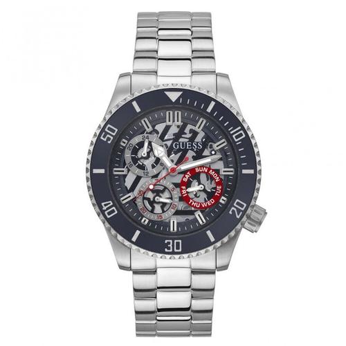 Guess Axle Montre Multifonction Homme Acier Gw0488g1