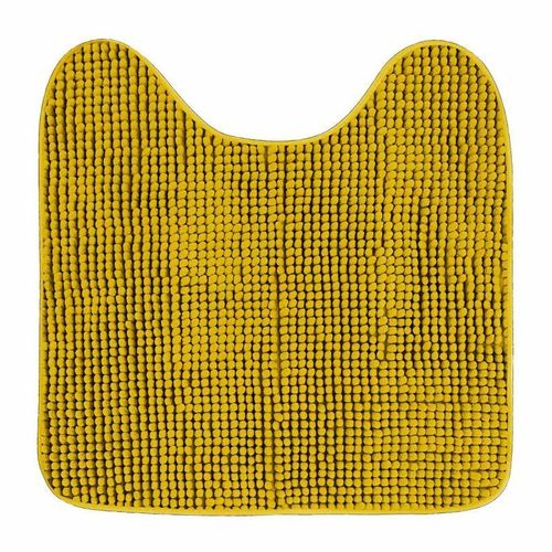 Paris Prix - Tapis Contour Wc "Sweety" 45x45cm Miel