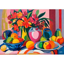 Tableau – Création Originale Style Fauviste – Nature Morte
