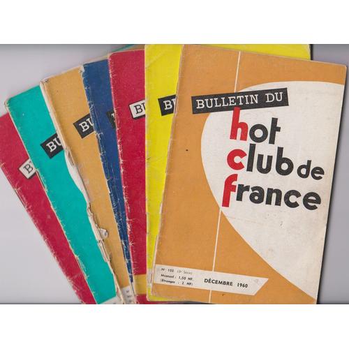 Bulletin Du Hot Club De France - 1960 [N° 96-98-99-100-101-102-103]