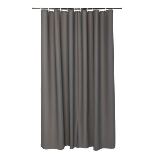 Paris Prix - Rideau De Douche Peva "Vitamine Ii" 180x200cm Anthracite