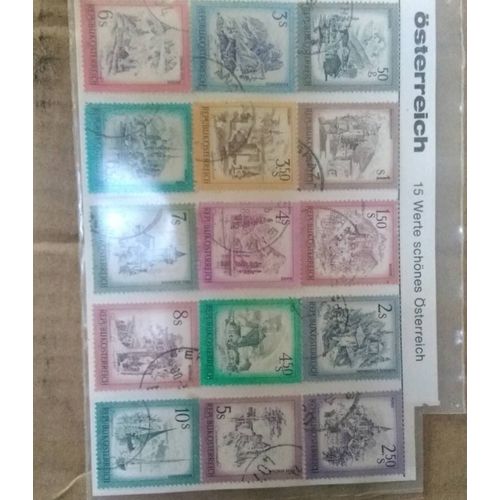 Timbres Poste Autriche