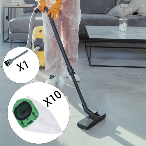 10Pcs Vide Sacs à Poussière Bonne Étanchéité Réutilisable Sacs D'aspirateur pour Vb100 VK140 Aspirateur à main Pièces