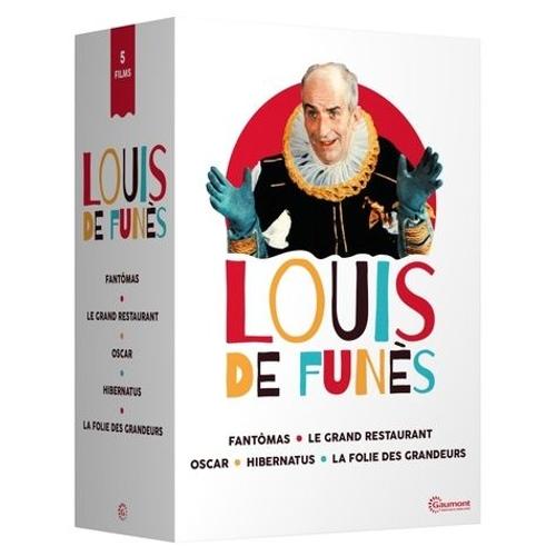 Louis De Funès - 5 Films Cultes : Fantomas + Le Grand Restaurant + Oscar + Hibernatus + La Folie Des Grandeurs - Pack