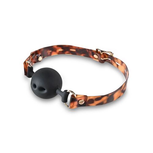 Bâillon Boules Ajustable Amber Orange - Sportsheets - Orange