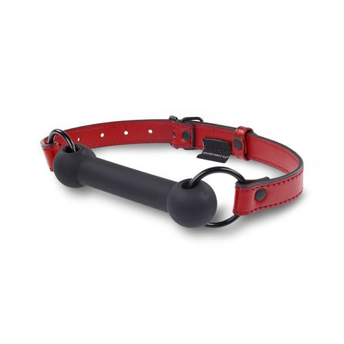 Bâillon Mors Silicone Bit Gag Saffron Rouge - Sportsheets - Rouge