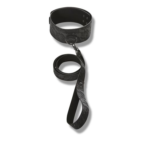 Collier Laisse Sincerely Dentelle Noir - Sportsheets - Noir