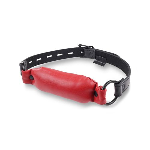 Bâillon Mousse Souple Soft Bit Gag Saffron Rouge - Sportsheets - Rouge