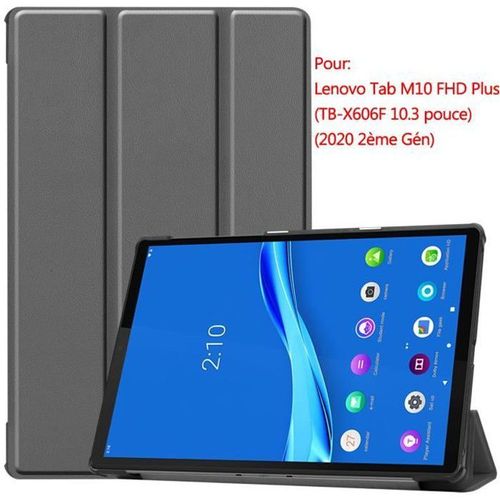 Pour Lenovo Tab M10 Fhd Plus Coque /Lenovo Tab M10 Coque (Tb-X606/ Tb-X505/Tb-X605) Tablette Housse ¿¿Tui Protection -Gris