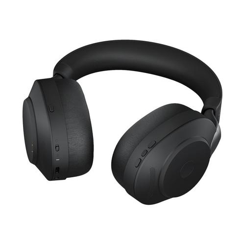 Jabra Evolve2 85 UC Stereo - Micro-casque - circum-aural - Bluetooth - sans fil, filaire - Suppresseur de bruit actif - jack 3,5mm - isolation acoustique - noir