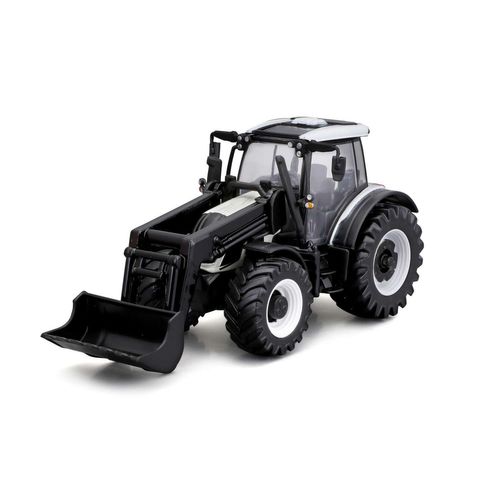 Valtra Tracteur Avec Chargeuse - À Friction 1/43 Burago-Burago