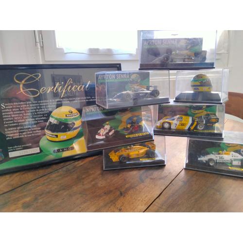 Miniature Ayrton Senna 1/43 Marque Lang