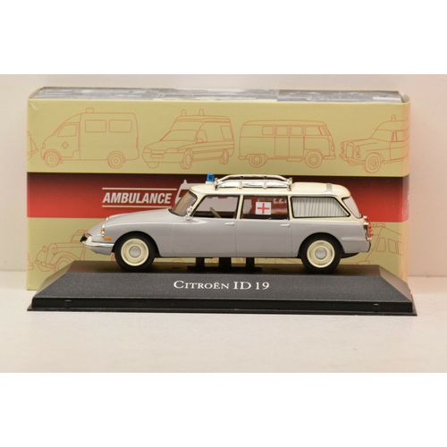 Citroen Id19 Ambulance 1/43 Uh Atlas Neuf Boite-Universal Hobbies