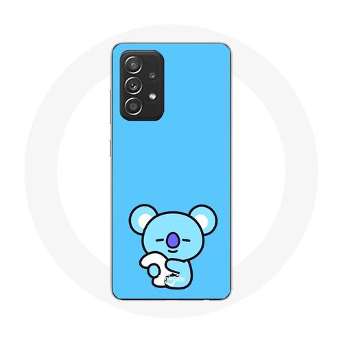 Coque Pour Samsung Galaxy A52 Bangtan Bts Bt21 Koya Rm Fond Bleu