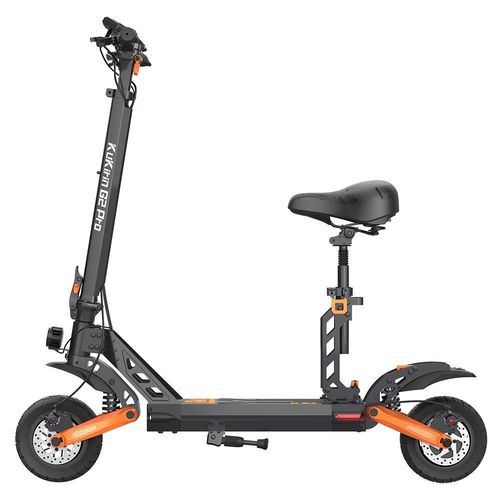 Kukirin G2 Pro Adventurers Dream Trottinette Électrique Pliante Pneu Pneumatique 9 Pouces 600w Moteur Brushless 48v 15ah Batterie - Noir