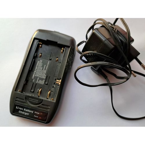 Chargeur Li-ion pour batteries Sony, Panasonic, JVC, Canon, Sharp, Samsung...