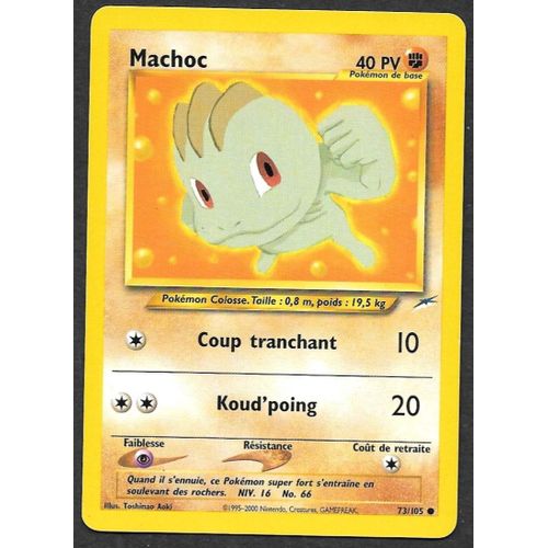 Carte Pokémon Machoc 73/105 - Neo Destiny Wizards (Fr)