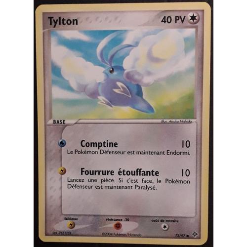 Carte Pokémon Tylton 75/97 - Ex Dragon (Fr)