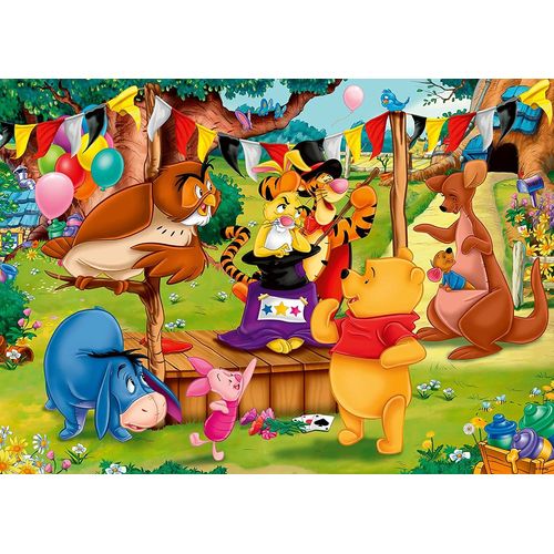Puzzle Géant De Sol - Pièces Xxl - Winnie L'ourson - 60 Pièces