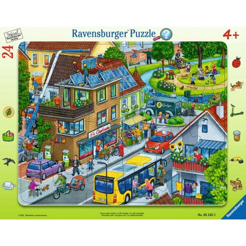 Puzzle Cadre - La Ville Durable - 24 Pièces