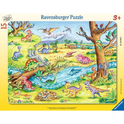 Puzzle Cadre - Dinosaures - 15 Pièces