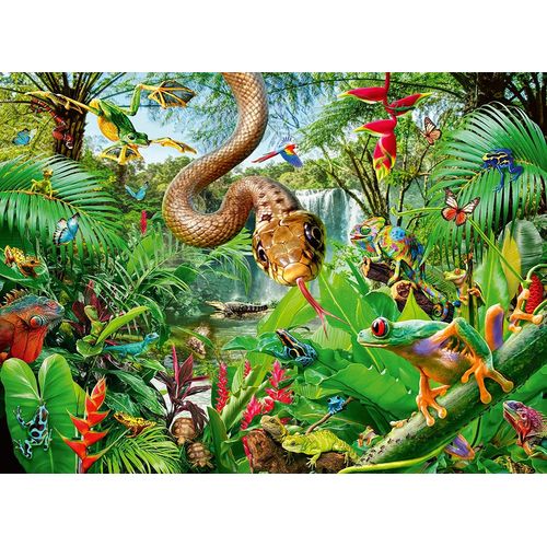Puzzle Pièces Xxl - Reptiles - Puzzle 100 Pièces