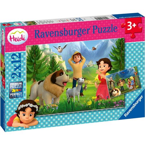 2 Puzzles - Heidi - 12 Et 12 Pièces