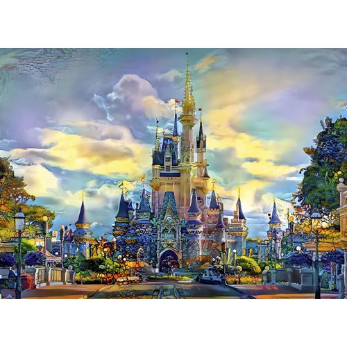 Walt Disney World Castle, Orlando, Floride, Usa - Puzzle 1000 Pièces
