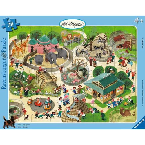 Puzzle Cadre - Au Zoo - 30 Pièces